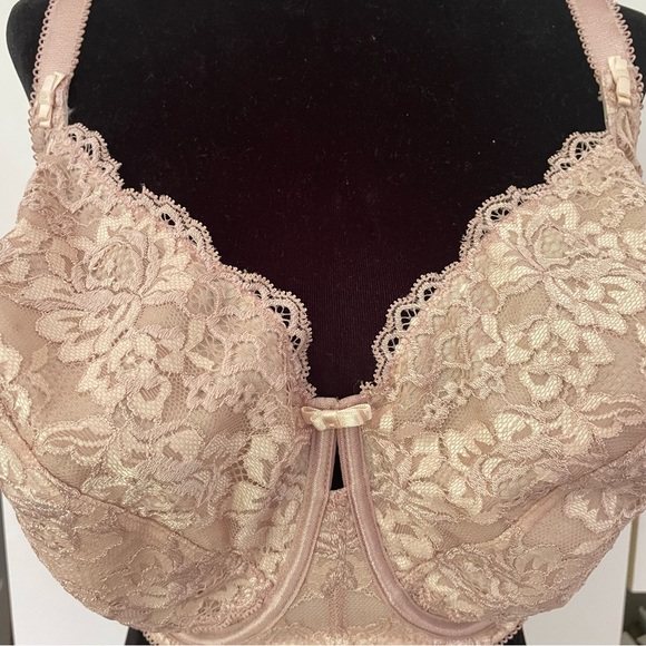 Pour Moi lace bra in blush size UK 32J - Picture 3 of 16